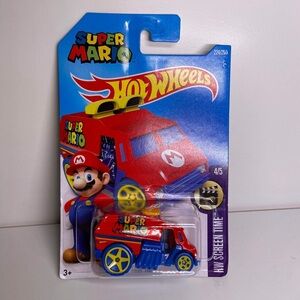 Hot Wheels-Super Mario-Cool-One Street Sweeper-224/250 NIP-HW Screen Time